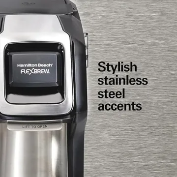 Hamilton-Beach FlexBrew Trio Coffee Maker with Timer and Strength Options