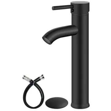 Airuida Single Handle Bathroom Sink Faucet - High-Quality Stainless Steel with Pop Up Drain