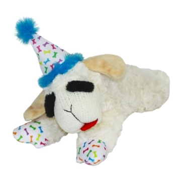 Multipet Lamb Chop Dog Toy with Squeakers