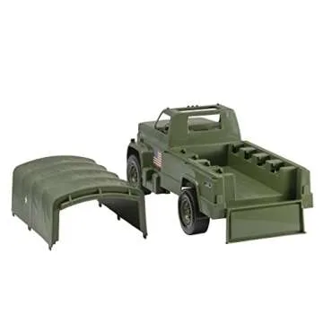 Tim Mee Military Cargo Truck for Action Figures - 14in Olive Green - Made in USA