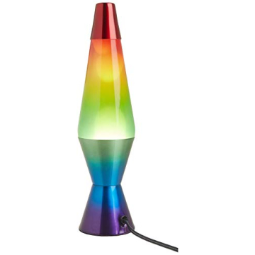 Vibrant 14.5-Inch LAVA Lamp with Tri-Colored Globe