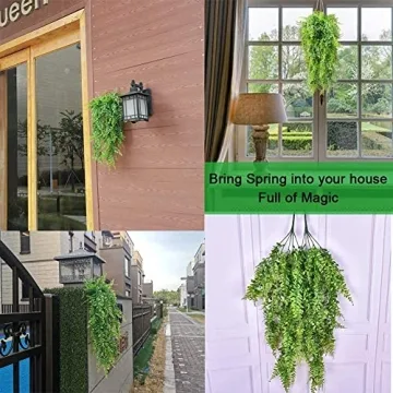 Artificial Fern Leaves - UV-Resistant Hanging Plants