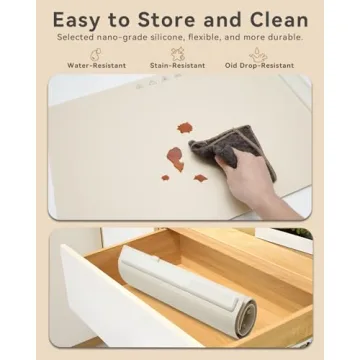 BRAVESTONE Electric Silicone Food Warmer Mat Large Portable