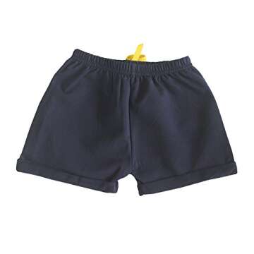 C&X Toddler Boys and Girls Cotton Shorts, 2 Pack for Kids