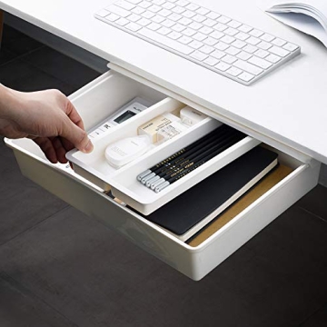 Under Desk Drawer Organizer for Simple Clutter Control