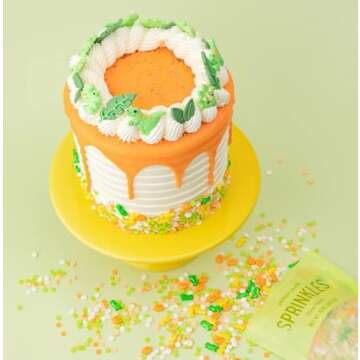 Sweetshop Sprinkle 10 Ounce Mix, Dinosaur Party, Edible Sprinkles, Sprinkles for Baking & Decorating, Use on Cupcakes, Cakes, Cookies, Breakfast Foods & More