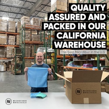 Microfiber Glass Cleaning Cloths Streak-Free Lint-Free 8 Pack