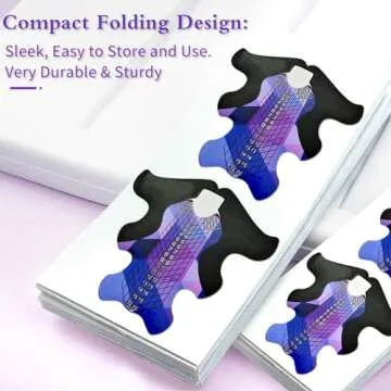 100pcs Extra Long Stiletto Nail Forms for Perfect Extensions