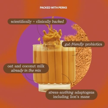 Clevr Blends Chai Latte - Instant Superfood Blend with Oat Milk