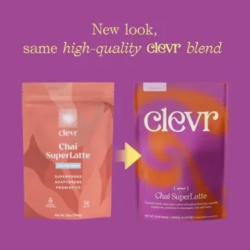 Clevr Blends Chai Latte - Instant Superfood Blend with Oat Milk
