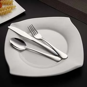 DEVICO 8-Piece Portable Utensils Set for Travel and Camping