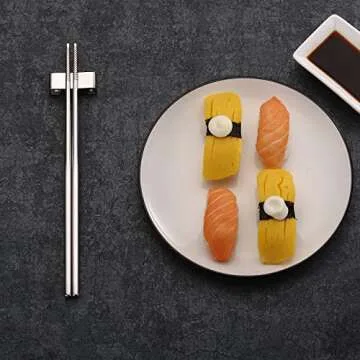 DEVICO 8-Piece Portable Utensils Set for Travel and Camping