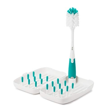 Compact OXO Tot On-the-Go Drying Rack & Bottle Brush
