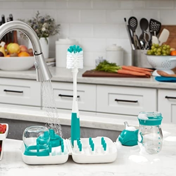 Compact OXO Tot On-the-Go Drying Rack & Bottle Brush