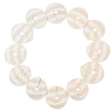 Ian's Choice Organic Cotton Pads for Feeding Support Extra Soft and Absorbent (12 Pack)