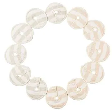 Ian's Choice Organic Cotton Pads for Feeding Support Extra Soft and Absorbent (12 Pack)