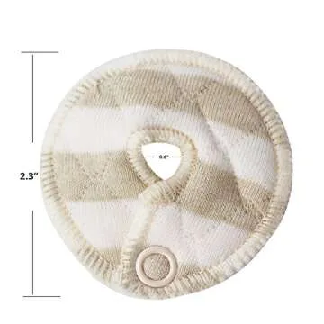 Ian's Choice Organic Cotton Pads for Feeding Support Extra Soft and Absorbent (12 Pack)