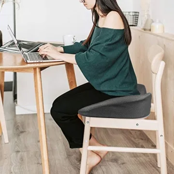 LOUTYTUO Memory Foam Seat Cushion for Ultimate Comfort