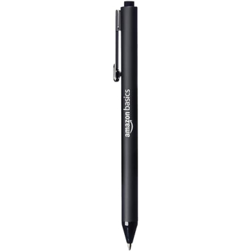 Amazon Basics 12-Pack Smooth Writing Black Ballpoint Pens