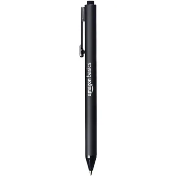 Amazon Basics 12-Pack Smooth Writing Black Ballpoint Pens
