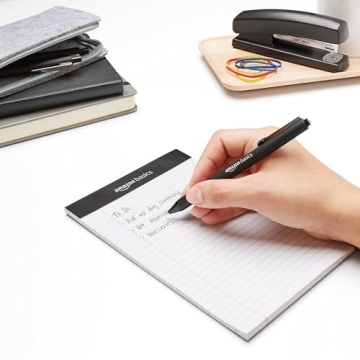 Amazon Basics 12-Pack Smooth Writing Black Ballpoint Pens