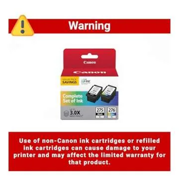Canon PG-275 XL / CL-276 XL Ink Value Pack for Quality Printing