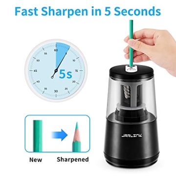 Jarlink Electric Pencil Sharpener - Fast & Efficient Sharpening