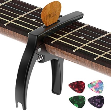 TANMUS 3in1 Zinc Capo for Acoustic & Electric Guitars