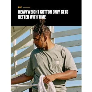 Carhartt Heavyweight Pocket T-Shirt for Men - Durable Fit