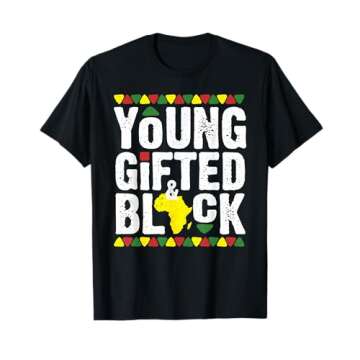 Gifted Young Black Dashiki African Pride History Month Magic T-Shirt