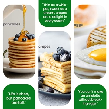 Nutrichef Electric Crepe Maker | 8-inch Nonstick Cooktop