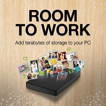 Seagate Portable 2TB External Hard Drive Portable HDD – USB 3.0 for PC, Mac, PS4, & Xbox (STGX2000400) (Renewed)