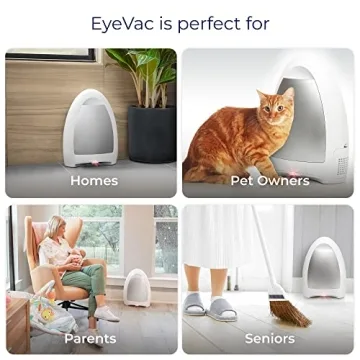 EyeVac Home Touchless Vacuum for Pet Hair & Dirt Cleaning