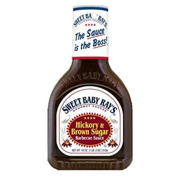 Baby Ray's Variety, Original BBQ, Hickory & Brown Sugar, Honey, and Sweet and Spicy, 18 oz Bottles, One bottle of Each Flavor with Spice of Life Bamboo Spreader