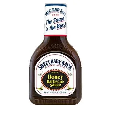 Baby Ray's Variety, Original BBQ, Hickory & Brown Sugar, Honey, and Sweet and Spicy, 18 oz Bottles, One bottle of Each Flavor with Spice of Life Bamboo Spreader