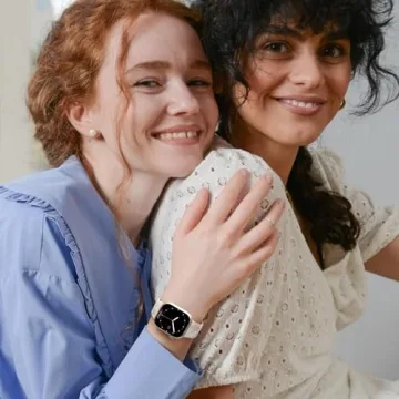 Witzon Floral Band Compatible with Apple Watch Bands For Women 41mm 40mm 38mm 42mm 44mm 45mm 46mm 49mm, Engraved Cute Flower Soft Silicone Inlay Strap for iWatch Series 10 9 8 7 6 5 4 3 2 1 SE Ultra