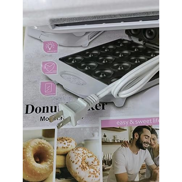 VIKNEY Mini Donut Maker For Easy Homemade Delicious Treats