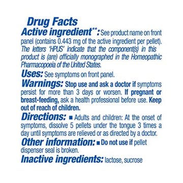 Boiron Arnica Montana Homeopathic Pain Relief Pellets 80 Count