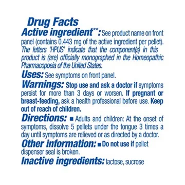 Boiron Arnica Montana Homeopathic Pain Relief Pellets 80 Count