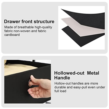 HAITRAL 4 Drawer Storage Chest - Stylish Organizer Unit