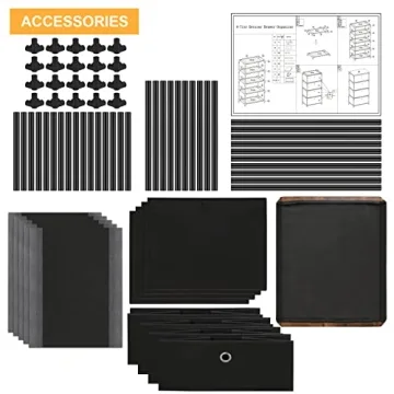 HAITRAL 4 Drawer Storage Chest - Stylish Organizer Unit