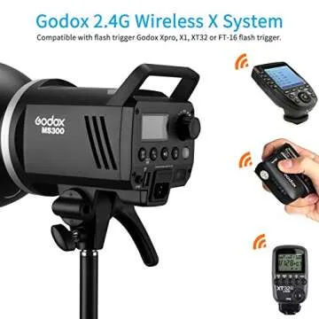 Godox MS300 Studio Flash 300W Portable Wireless Monolight