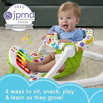 Fisher-Price Portable Baby Chair with Piano Learning Toy