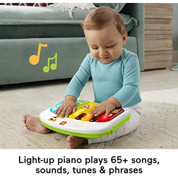 Fisher-Price Portable Baby Chair with Piano Learning Toy