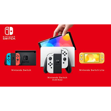 Nintendo Switch OLED Console with White Joy-Con - Renewed Quality Gaming