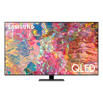 SAMSUNG 55-Inch Class QLED Q80B Series - 4K UHD Direct Full Array Quantum HDR 8X Smart TV with Alexa Built-in (QN55Q80BAFXZA, 2022 Model)