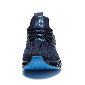 CELEBHTT Boys Tennis Shoes Kids Sneakers Fashion Casual Walking Athletic Shoes Boys Navy Blue Size 4.5