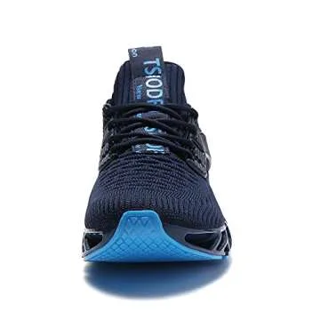 CELEBHTT Boys Tennis Shoes Kids Sneakers Fashion Casual Walking Athletic Shoes Boys Navy Blue Size 4.5