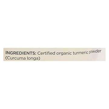 Organic NAVITAS Turmeric Powder - 8 OZ, Pack of 6, Gluten-Free