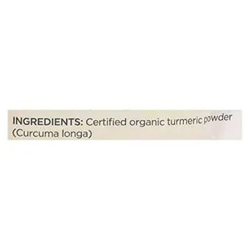 Organic NAVITAS Turmeric Powder - 8 OZ, Pack of 6, Gluten-Free